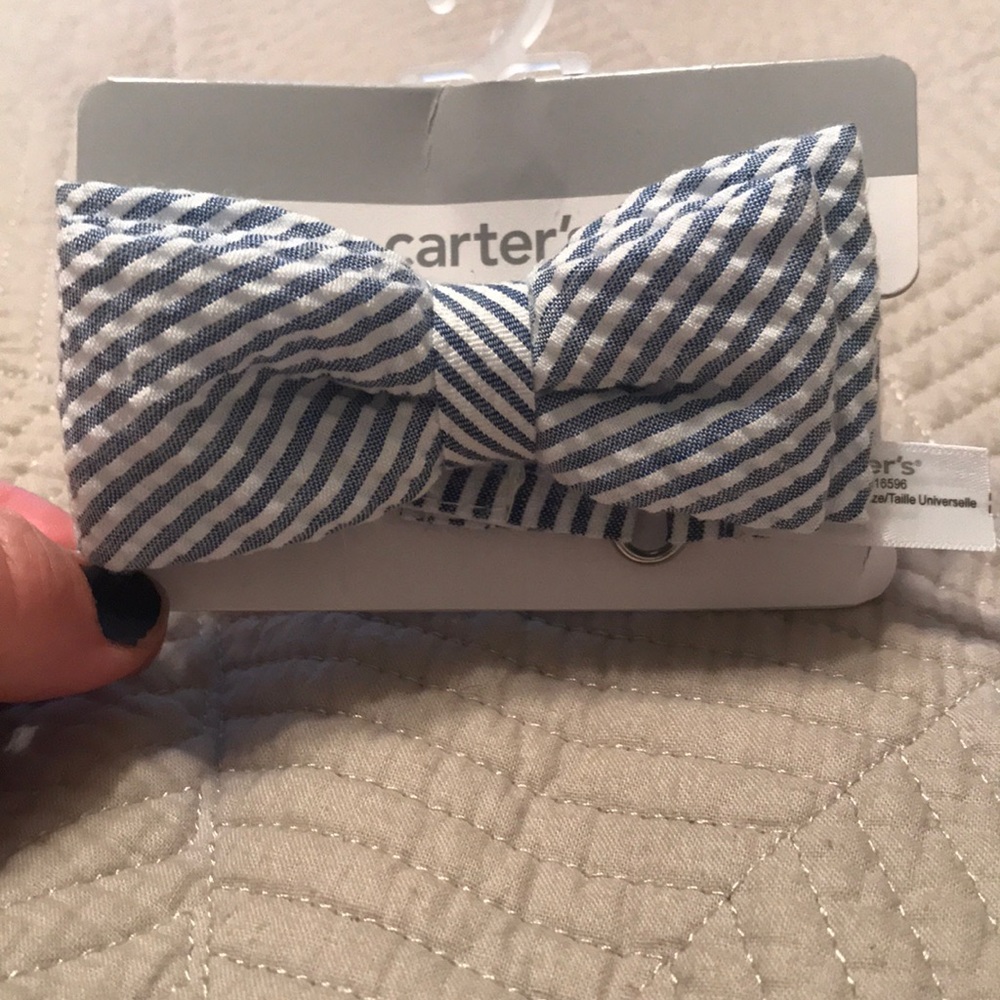Seersucker bow tie